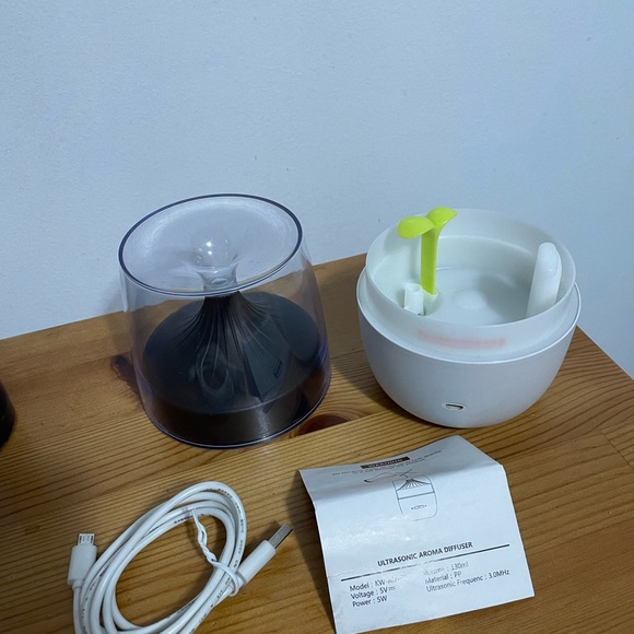 USB 7colour LED Ultrasonic Aroma Essential Diffuser Air Humidifier Purifier - Picture 4 of 7